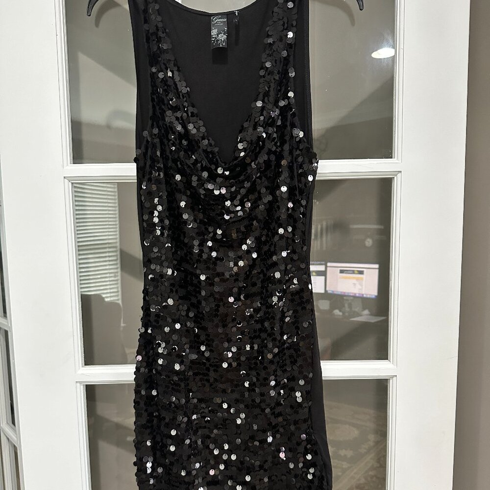 Guess Sequin Dress Sz Large